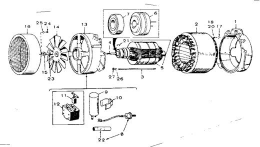 Part Location Diagram of 862-0015 Craftsman Hex nut, 8-pack