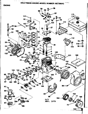 Part Location Diagram of 31711B Tecumseh Control Bracket
