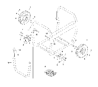 Wheel kit Diagram and Parts List for CMXGGAS030790  Craftsman Generator