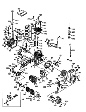 Engine 143.969007 (71/143) Diagram and Parts List for 143969007  Craftsman Engine