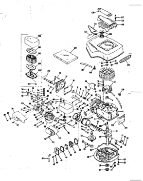 Part Location Diagram of 28595 Craftsman Engine mount plate