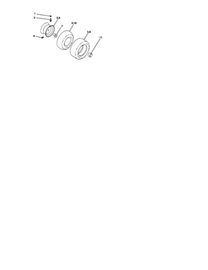 Wheels And Tires Diagram and Parts List for 917275740  Craftsman Lawn Tractor