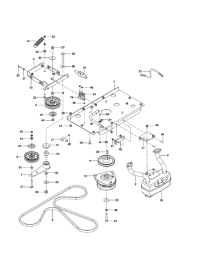 Engine Plate - Kt745-3042 Diagram and Parts List for 917204170  Craftsman Engine