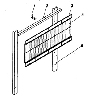 Cabinet Parts Diagram and Parts List for 706591820  Craftsman Tool Stand & Cart