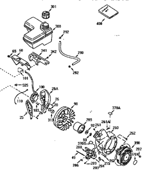 Engine (71, 143) 143.965015 Diagram and Parts List for 143965015  Craftsman Engine