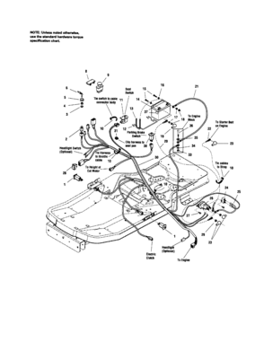 Electrical Diagram and Parts List for 107289860  Craftsman Engine