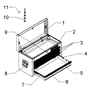 Part Location Diagram of 1007332 Craftsman Label-limi