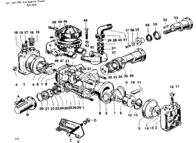 Pump Assembly Diagram and Parts List for 471461340  Craftsman Pressure Washer