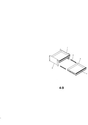 Accessory Drawer Set Diagram and Parts List for 706652080  Craftsman Tool Stand & Cart