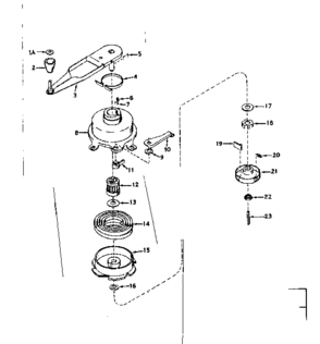 No-pull Starter No. 590378 Diagram and Parts List for 143174192  Craftsman Engine