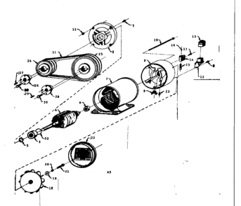 Stator Assembly Diagram and Parts List for 5803126-5  Craftsman Engine