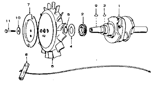 Part Location Diagram of 526-0017 Craftsman Flat washer, 8-pack