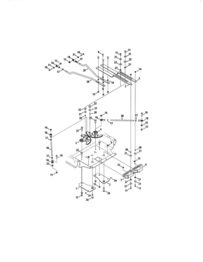 Hydro Link/gears Diagram and Parts List for 247204100  Craftsman Engine