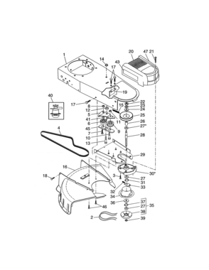 Part Location Diagram of 586909102 Husqvarna Bracket