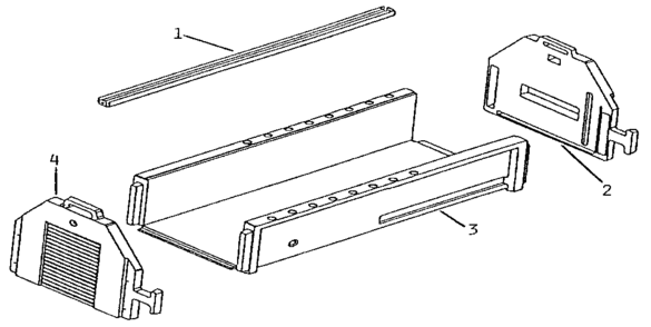 Unit Parts Diagram and Parts List for 70665201  Craftsman Tool Stand & Cart