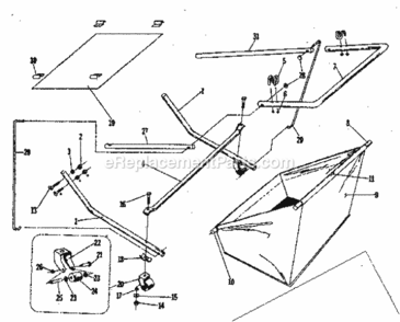 Part Location Diagram of 78-55 Craftsman Fork
