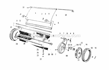 Page A Diagram and Parts List for 426260911  Craftsman Leaf Blower / Vacuum