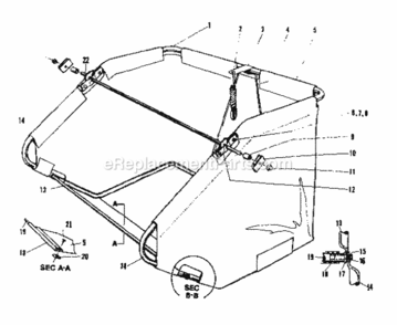 Page C Diagram and Parts List for 426260912  Craftsman Leaf Blower / Vacuum