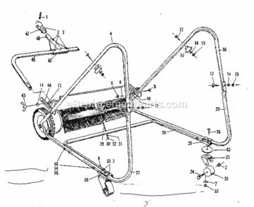 Page B Diagram and Parts List for 426260913  Craftsman Leaf Blower / Vacuum