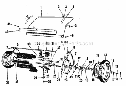 Part Location Diagram of 68-33-A Craftsman Tie Rod