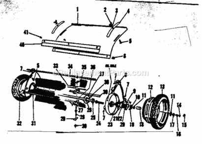 Part Location Diagram of 68-34PLT Craftsman Tie Rod