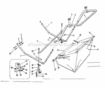 Page B Diagram and Parts List for 426260931  Craftsman Leaf Blower / Vacuum