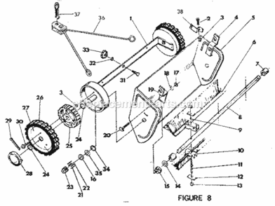 Part Location Diagram of 355-416 Craftsman Nut