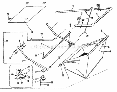 Page B Diagram and Parts List for 42626094  Craftsman Leaf Blower / Vacuum