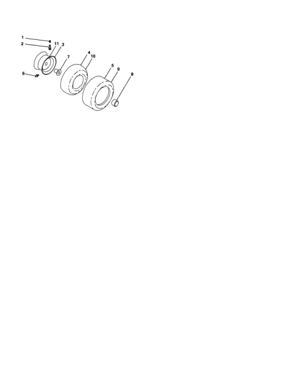 Wheels And Tires Diagram and Parts List for 917276901  Craftsman Lawn Tractor