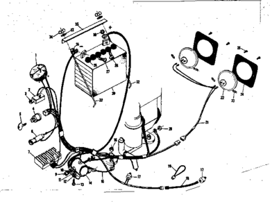 Wiring Diagram and Parts List for 53696361  Craftsman Lawn Mower