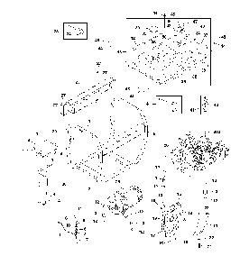 Main unit Diagram and Parts List for CMXGGAS030731  Craftsman Generator