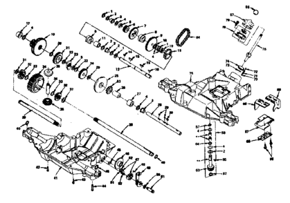 Repair Diagram and Parts List for 9174010-10  Craftsman Lawn Tractor