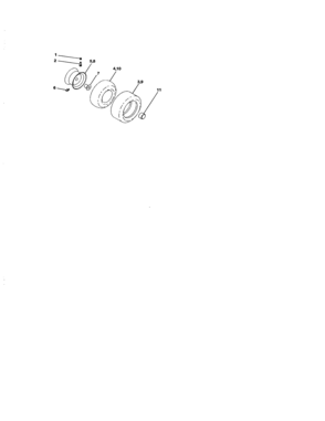 Wheels And Tires Diagram and Parts List for 917272911  Craftsman Lawn Tractor