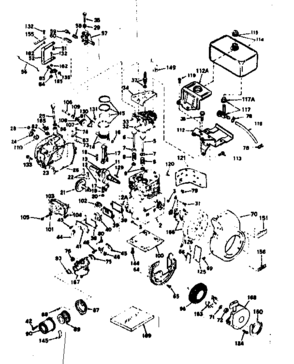Part Location Diagram of 33311A Craftsman Cylinder