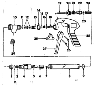 Replacement Parts Diagram and Parts List for 471473010  Craftsman Pressure Washer