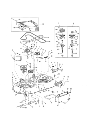 Part Location Diagram of 683-04425-0721 MTD Bracket Asm-idler Se