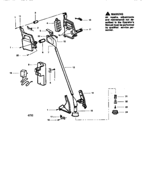 Part Location Diagram of 534101430 Husqvarna Assist Handle Cushion