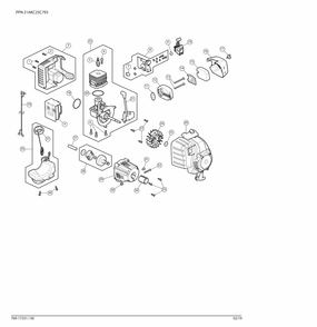 Diagram Diagram and Parts List for CMXGVAMKC25C Type 2019 Craftsman Cultivator