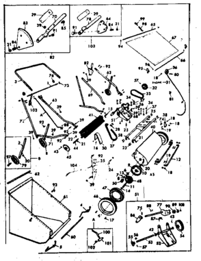 Unit Parts Diagram and Parts List for 53679985  Craftsman Lawn Tractor