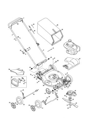 Part Location Diagram of 787-01872C-0637 MTD Deck-21 3 in 1