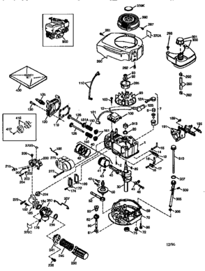 Engine 143.975510 (71/143) Diagram and Parts List for 143975510  Craftsman Engine