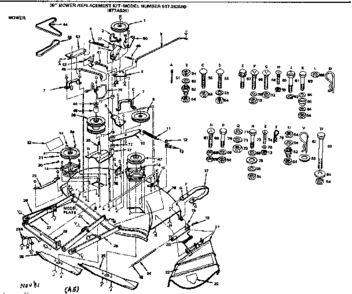 Mower Diagram and Parts List for 917253680  Craftsman Lawn Mower