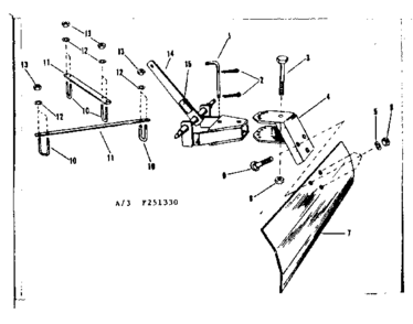 Part Location Diagram of 606A300 Craftsman Plate u/l