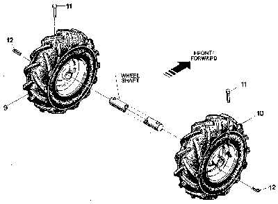 Part Location Diagram of 9098 MTD PIN-CLEVIS
