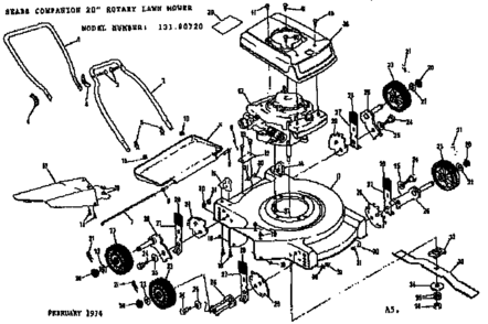 Part Location Diagram of 71324 Craftsman Engine