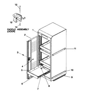 Part Location Diagram of M10010A30 Craftsman Lock cam