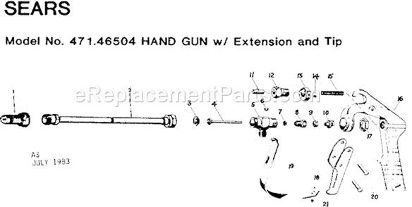 Part Location Diagram of 5065015 Craftsman Extension