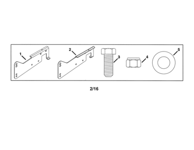 Scoop Kit Diagram and Parts List for 48624947  Craftsman Lawn Tractor