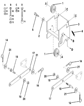 Part Location Diagram of 136833 Craftsman Lawn tractor belt decal