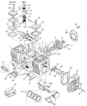 Part Location Diagram of 517-0048-01 Craftsman Lawn & garden equipment engine camshaft welch plug